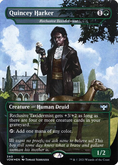 Quincey Harker (Reclusive Taxidermist) [Borderless Foil]
