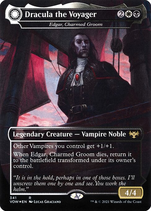 Edgar, Charmed Groom // Edgar Markov's Coffin [Borderless Foil]