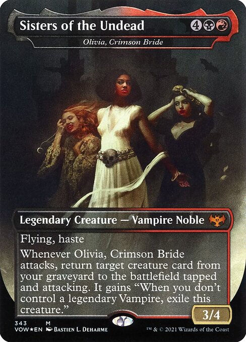Sisters of the Undead (Olivia, Crimson Bride) [Borderless]