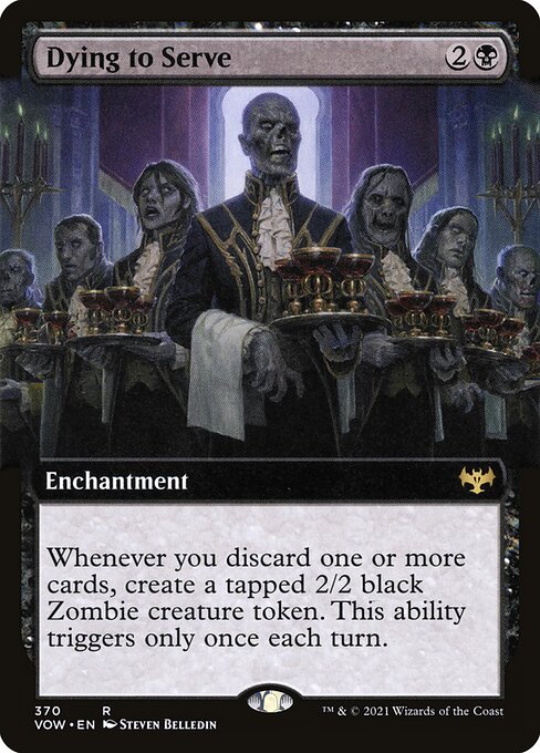 Dying to Serve [Extended Artwork Foil]
