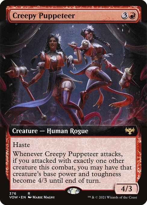 Creepy Puppeteer [Extended Artwork Foil]