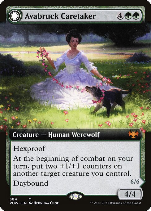 Avabruck Caretaker // Hollowhenge Huntmaster [Extended Artwork]