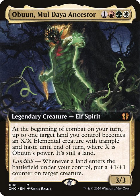 Obuun, Mul Daya Ancestor [Extended Artwork Foil]