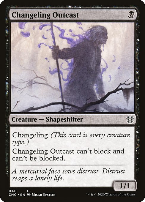 Changeling Outcast [Foil]