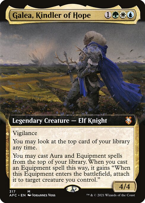 Galea, Kindler of Hope [Extended Artwork Foil]