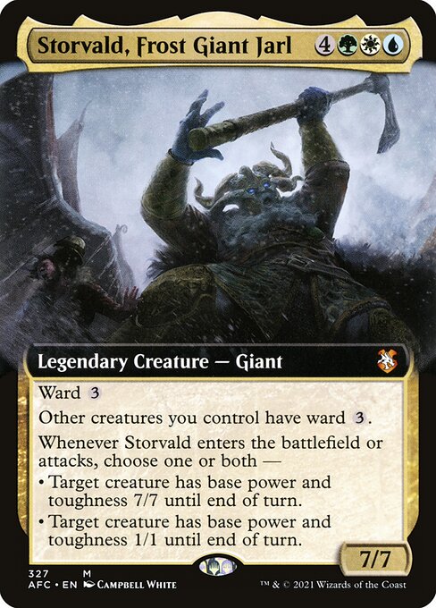 Storvald, Frost Giant Jarl [Extended Artwork]