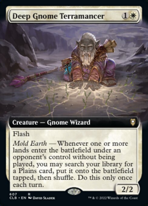 Deep Gnome Terramancer [Extended Artwork Foil]
