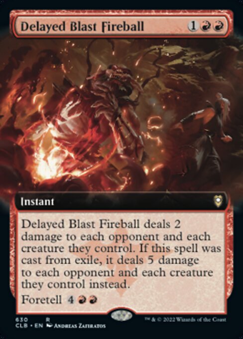 Delayed Blast Fireball [Extended Artwork Foil]