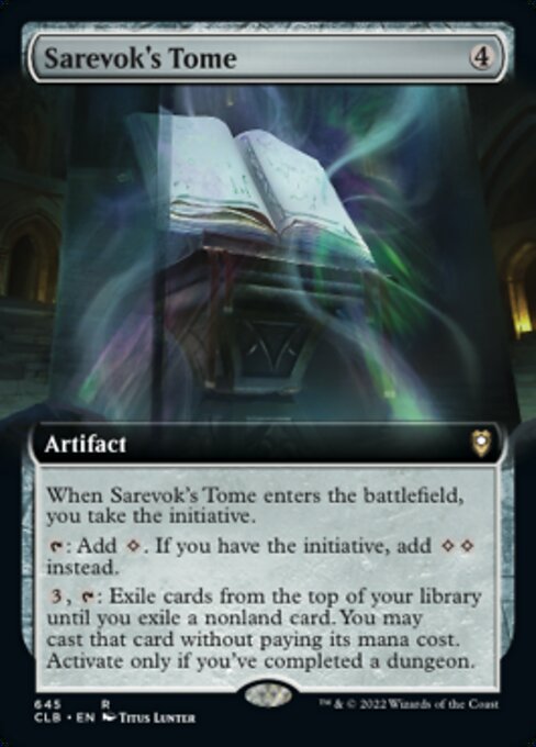 Sarevok's Tome [Extended Artwork Foil]