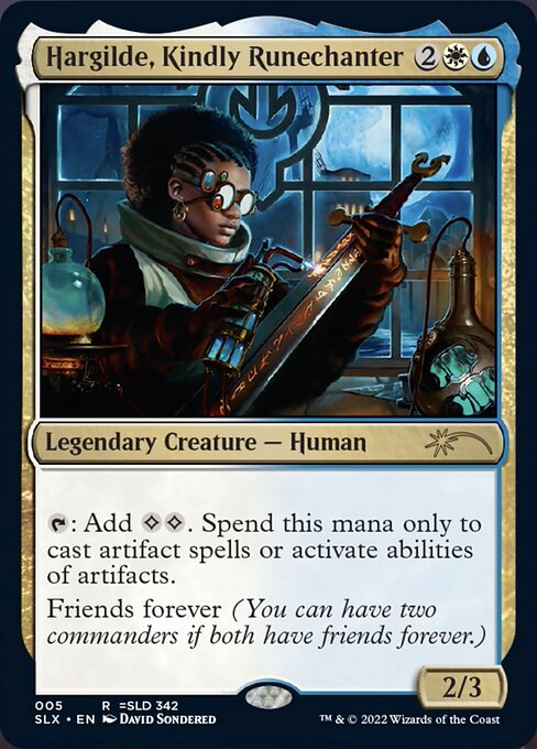 Hargilde, Kindly Runechanter [Foil]