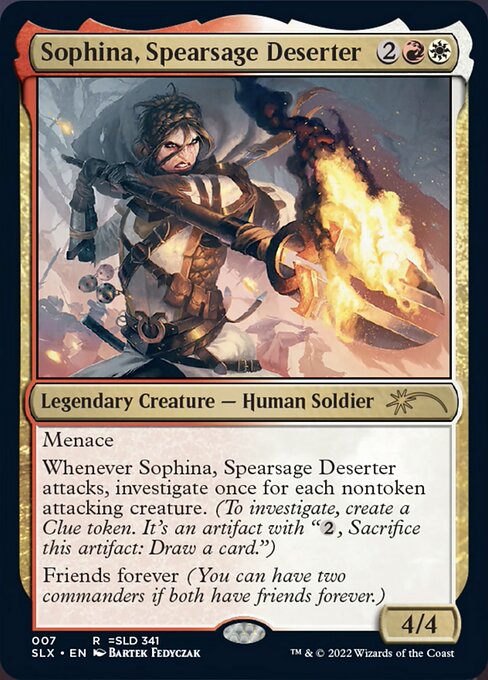 Sophina, Spearsage Deserter [Foil]