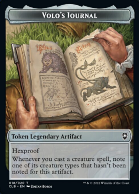 Volo's Journal Token TCLB