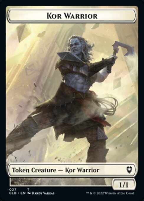 Kor Warrior Token TCLB