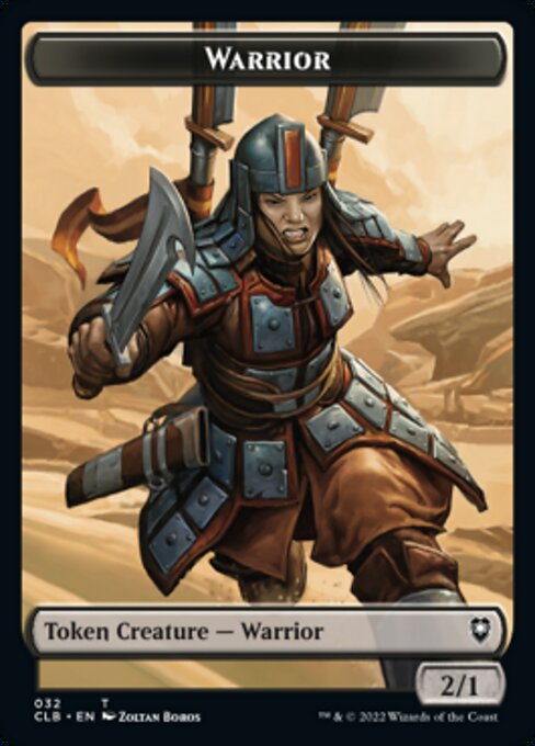Warrior Token TCLB