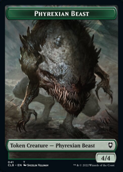 Phyrexian Beast Token TCLB