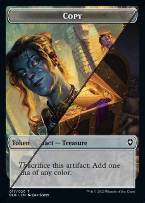 Copy Token // Treasure Token TCLB [Foil]