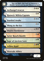 Shadows Over Innistrad Checklist 2 Token TSOI