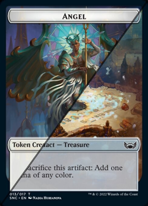 Angel Token 002 // Treasure Token TSNC 013 [Foil]
