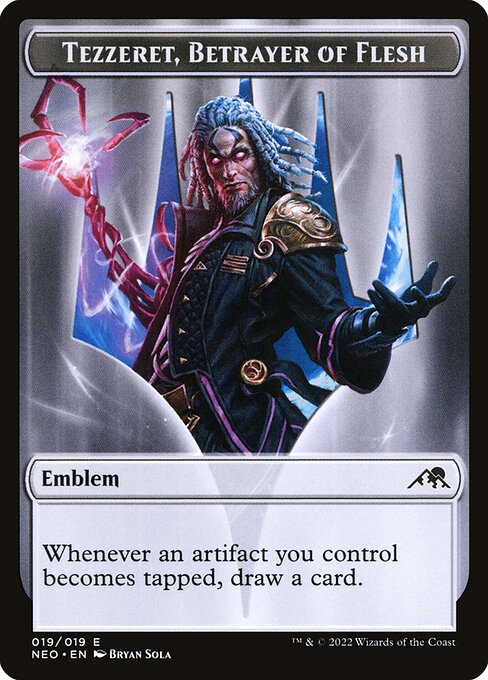 Tezzeret, Betrayer of Flesh Emblem Token TNEO