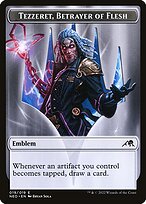 Tezzeret, Betrayer of Flesh Emblem Token TNEO