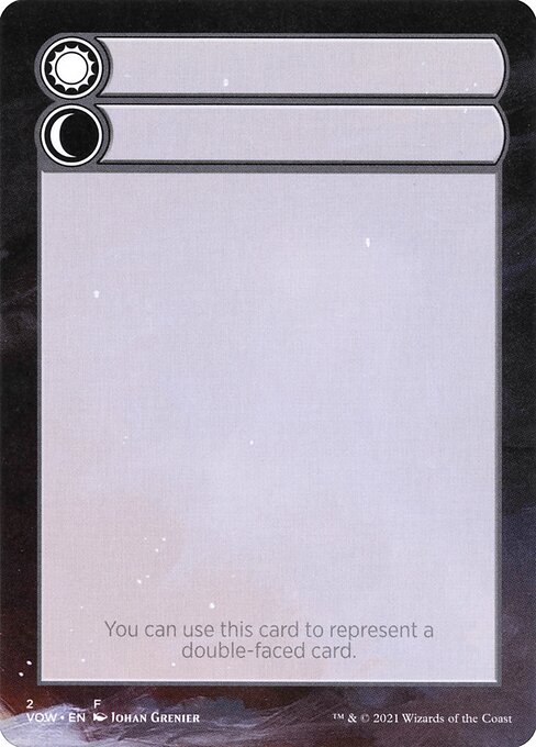 Double-Faced Substitute Card Token SVOW