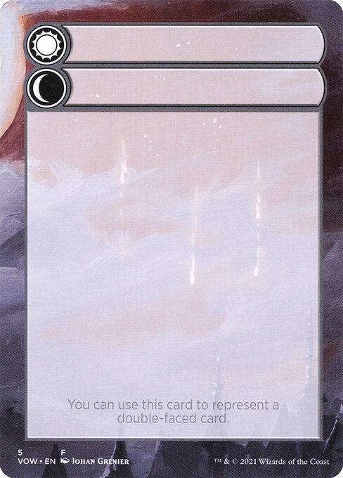 Double-Faced Substitute Card Token SVOW