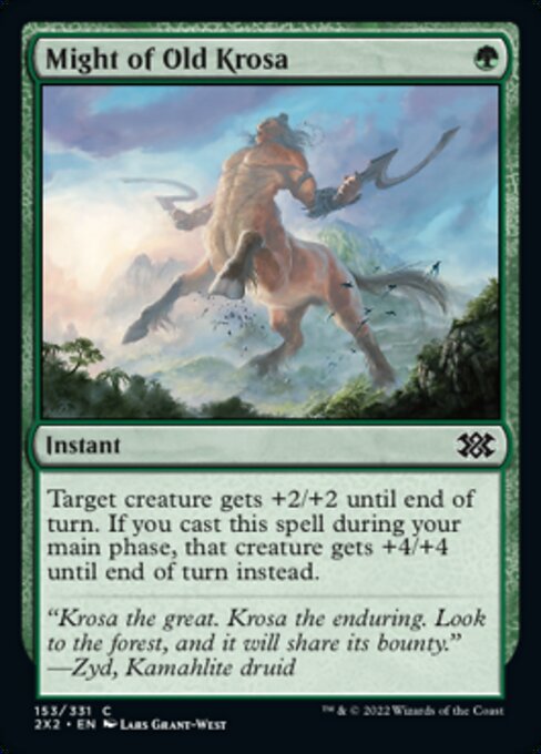 Might of Old Krosa [Foil]