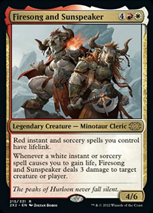 Firesong and Sunspeaker [Foil]