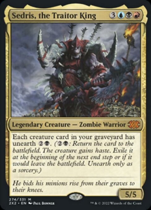 Sedris, the Traitor King [Foil]