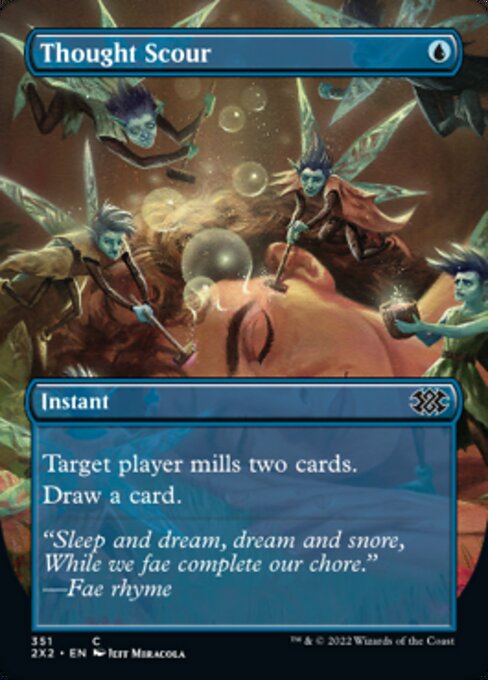 Thought Scour [Borderless Foil]