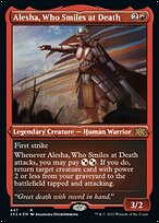 Alesha, Who Smiles at Death [Etched Foil]