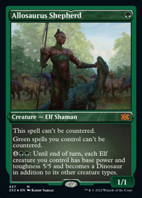 Allosaurus Shepherd [Etched Foil]