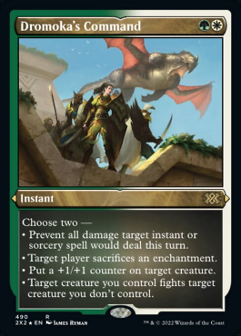 Dromoka's Command [Etched Foil]