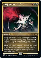 Fiery Justice [Etched Foil]