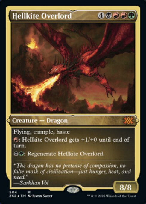 Hellkite Overlord [Etched Foil]
