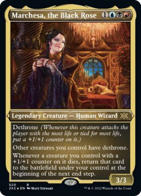 Marchesa, the Black Rose [Etched Foil]
