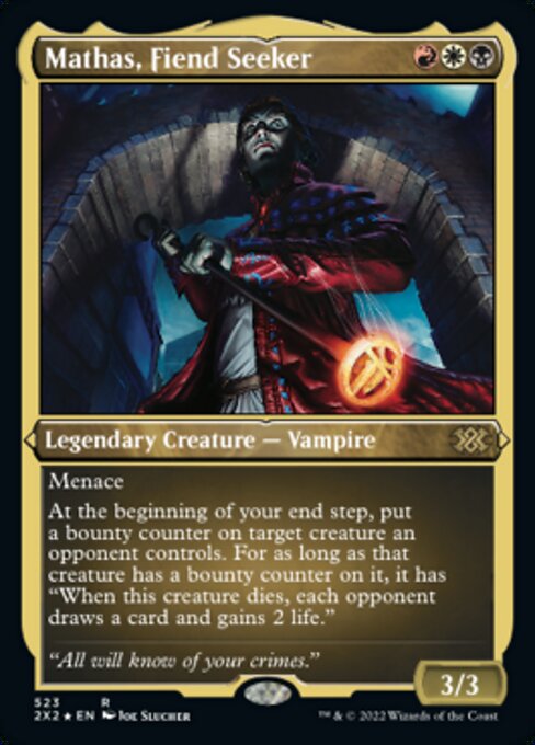 Mathas, Fiend Seeker [Etched Foil]