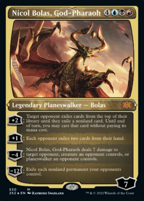 Nicol Bolas, God-Pharaoh [Etched Foil]
