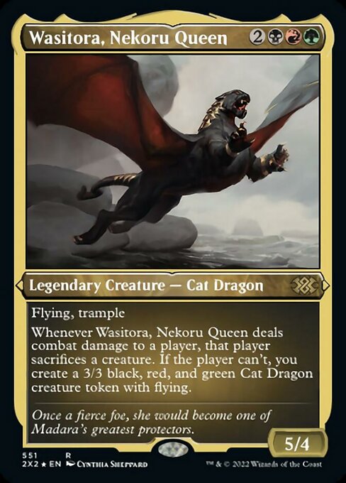 Wasitora, Nekoru Queen [Etched Foil]