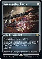 Bloodforged Battle-Axe [Etched Foil]