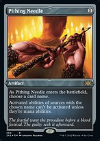 Pithing Needle [Etched Foil]