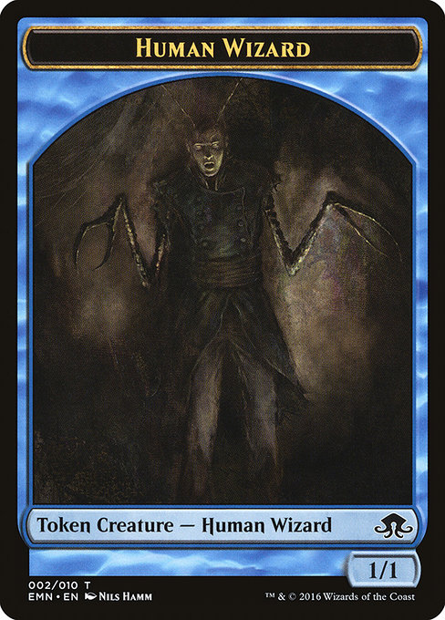 Human Wizard Token TEMN