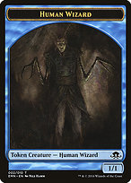 Human Wizard Token TEMN
