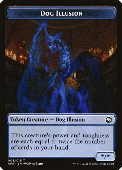 Dog Illusion Token TAFR