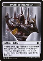 Lolth, Spider Queen Emblem Token TAFR
