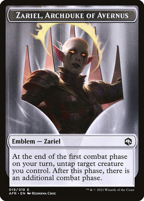Zariel, Archduke of Avernus Emblem Token TAFR