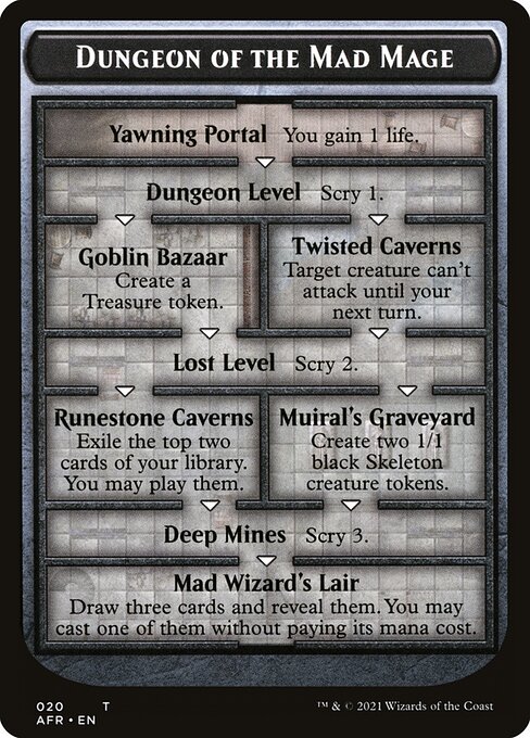 Dungeon of the Mad Mage Token TAFR