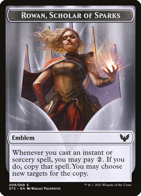 Rowan, Scholar of Sparks Emblem Token TSTX