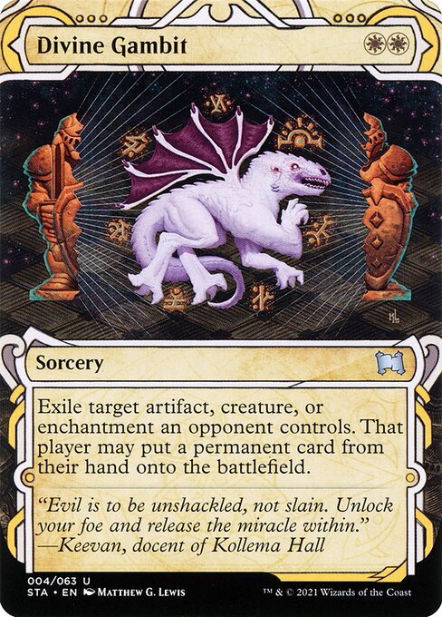 Divine Gambit [Borderless Foil]