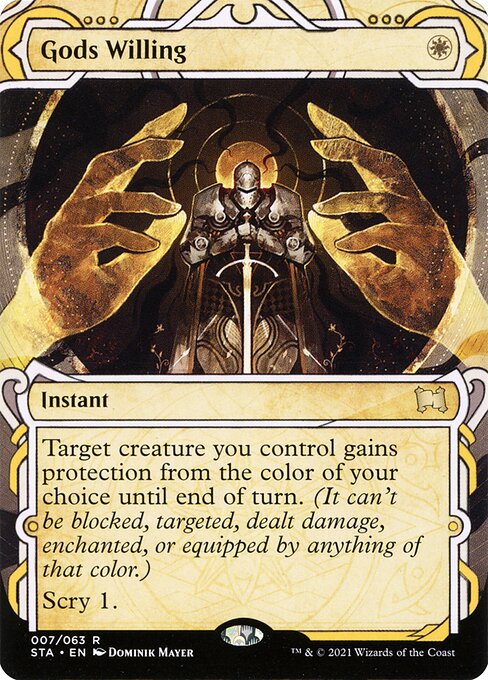 Gods Willing [Borderless Etched Foil]